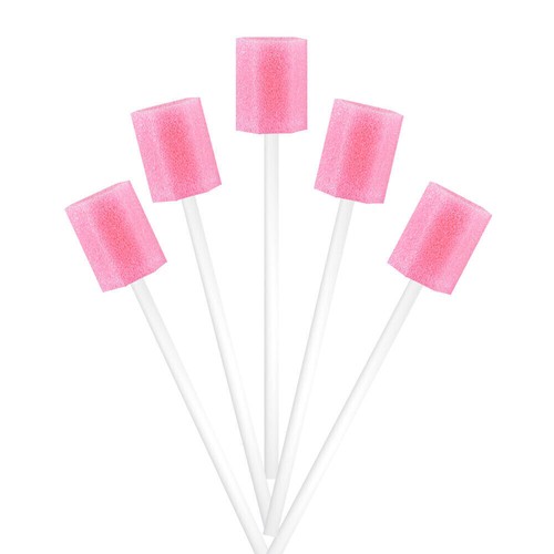 100pcs/pack Oral Care Sponge Swabs Tools Disposable Mouth Teeth Cleaner Sponge - Bild 11 von 11