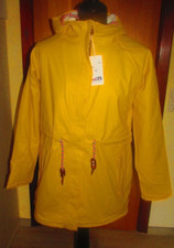 Regenmantel Modas gefüttert Teddyfleece Gr. 40/42 gelb wasserdicht  NEU