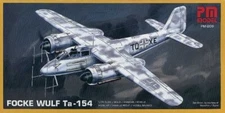 PM 1:72 WWII German Focke Wulf Ta-154 PM-209 Model Kit Sealed NEW Rare