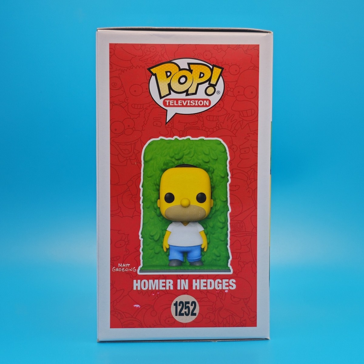 POP! Vinyl-Figur The Simpsons – Homer In Hedges (Entertainment Earth Exklusiv) | Inkl. Schutzbox, Ca. 10,2 Cm