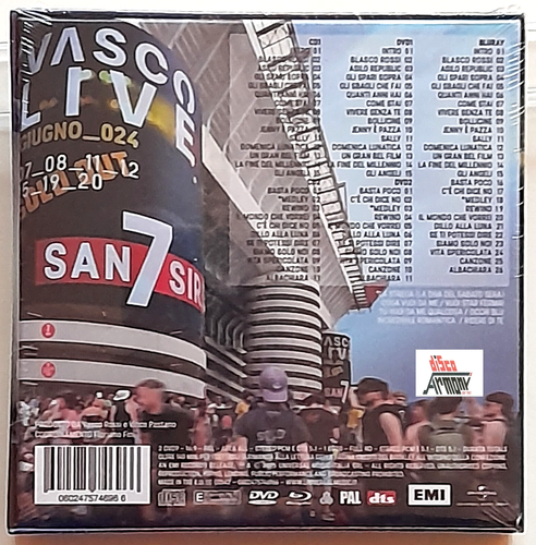 Vasco ROSSI - Vasco Live Milano Sansiro (2 Cd+2 Dvd+Blu-Ray)   NUOVO e Sigillato - Foto 2 di 7