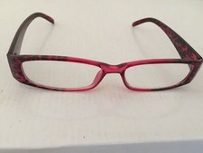 Britney LO0913 Reading Glasses berry Tortoise rectangle Frames 2.00