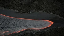 Landscape lava Custom Gaming Mat Desk