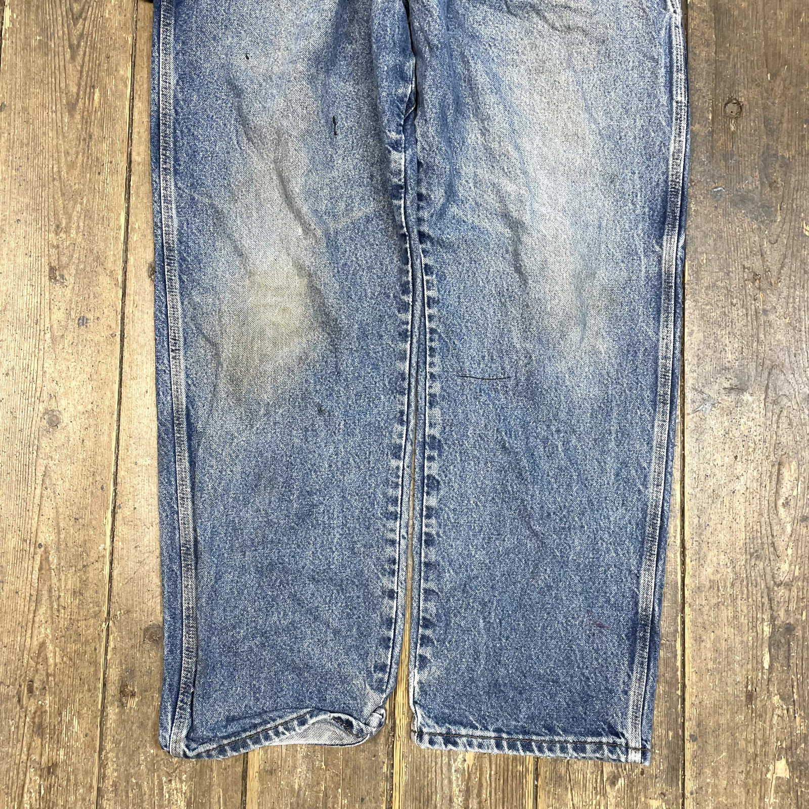 Wrangler FR Jeans Original Fit Carpenter Denim Workwear Trousers, Blue, Mens image 2