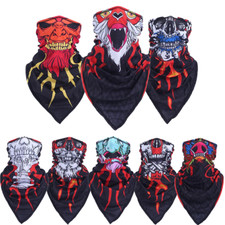 Halloween Headband Magic Scarf Mask Balaclava Neck Gaiter Skull Headwear Bandana
