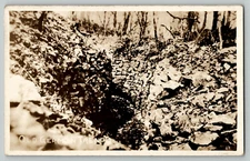 WWI WW1 RPPC Old German Trench Real Photo Postcard 13 Trench Warfare