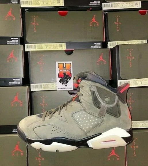 Air Jordan 6 Travis Scott Medium Olive