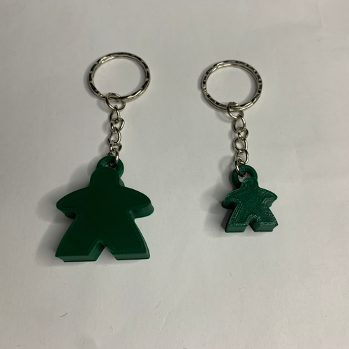 Schlüsselanhänger 3D-gedruckt Meeple - 40 Farben verfügbar - 2 Größen - Meeple Geschenk - Bild 15 von 49