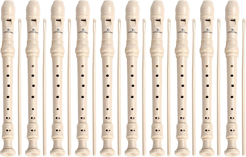 10Pc Descant Recorder Set for Children - German Fingering - Image 3 of 4