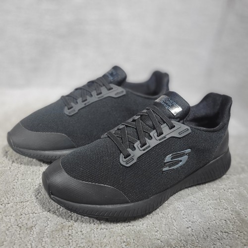 Skechers Work Damen-Sneaker Größe US 8,5 schwarz rutschfest 77222