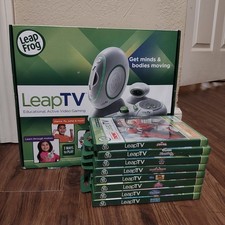 LeapFrog LeapTV Educational Video Gaming System With 8 Games Leap Frog Leap TV