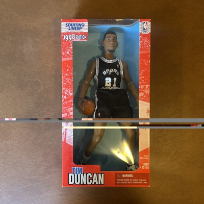 #ad #ad San Antonio Spurs Tim Duncan 1998 NBA 12quot; Starting Lineup Doll Figure $22.50
