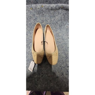 Time & Tru Womens Memory Foarm String Bow Ballet Flats Size 11