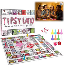 Tipsy Land Board Game Drinking Game