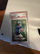 2025 Panini Donruss Elite Rookies Jaxson Dart #103 Green Disco PSA 10 Giants