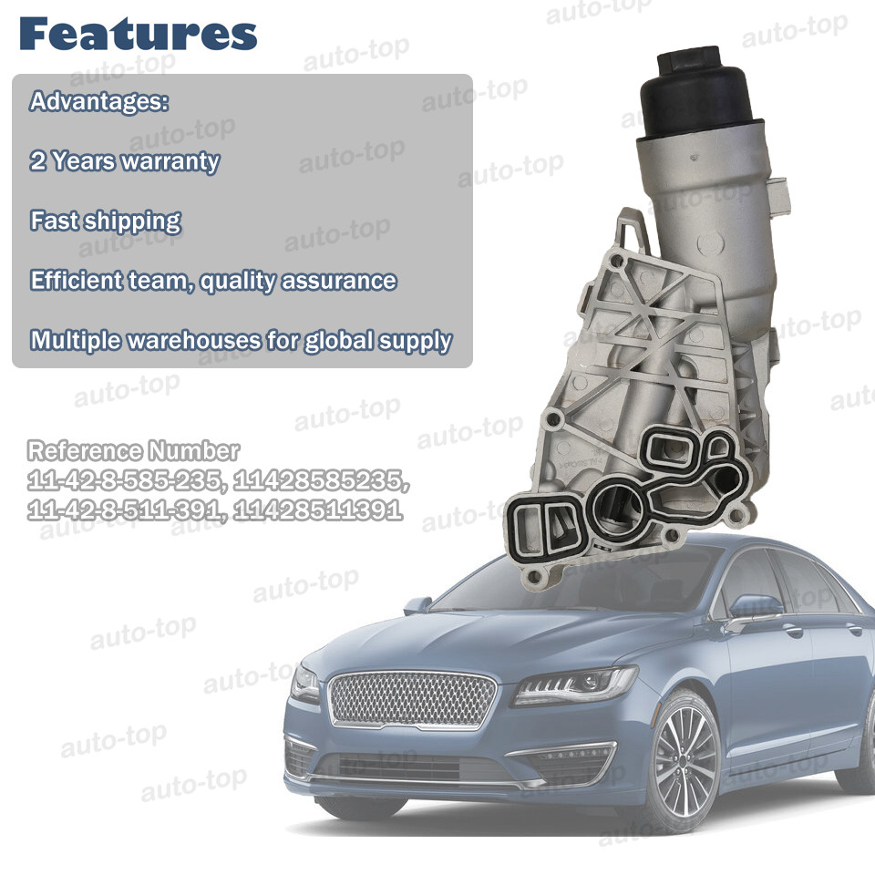 Aluminum Oil Cooler Filter Housing for Mini Cooper BMW i8 2014–2020 11428585235