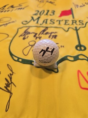 Matti Schmid SIGNED MASTERS AUGUSTA NATIONAL GOLF CLUB    BALL AUTOGRAPH 