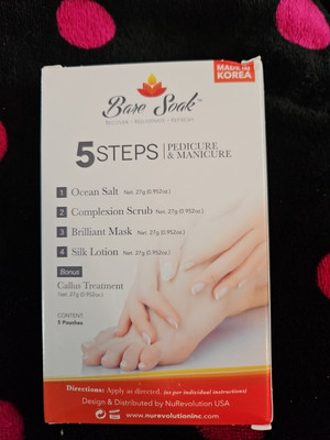 NuRevolution Bare Soak Pedicure,  Manicure