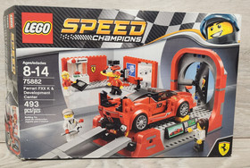 Lego Speed Champions Ferrari FXX K & Development Center 75882 EMPTY BOX ONLY