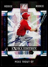 2009 Donruss Elite Extra Edition /149 Rookie Autograph #57 032/149 Mike Trout