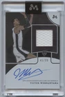 VICTOR WEMBANYAMA /99 RPA AUTO DEBUT GAME USED PATCH ROOKIE MERCURY 2023-24 3A