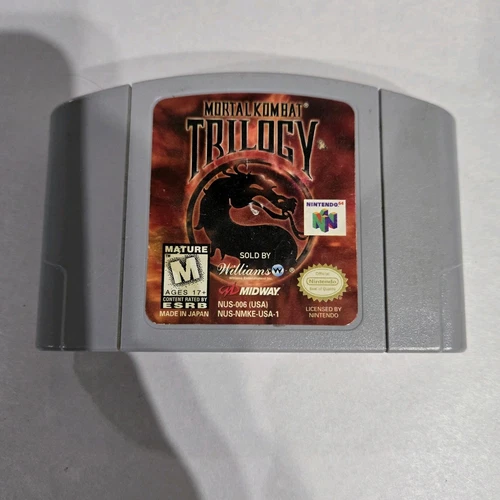 Mortal Kombat Trilogy (Nintendo 64, 1996) N64 Authentic Tested