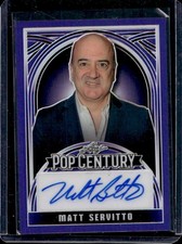 2024 Leaf Metal Pop Century Matt Servitto Auto Prismatic Purple #/10