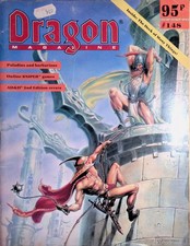 Dragon Magazine #148 - TSR August 1989 Issue - B/B/B