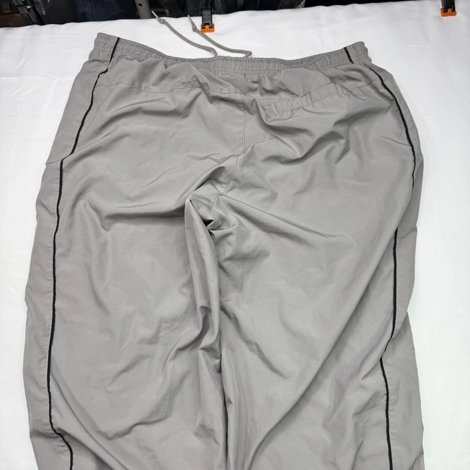 Pantalones deportivos vintage Y2K Nike XL gris poliéster holgados pierna ancha Foto 2 de 4