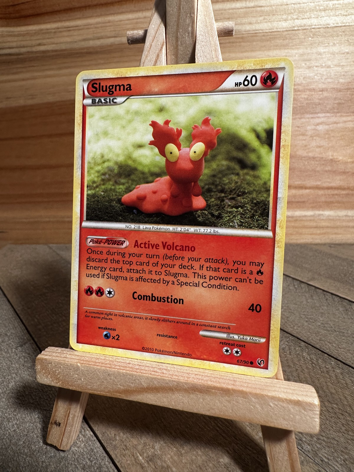 Pokemon Undaunted Common Slugma #67/90 Lightly played