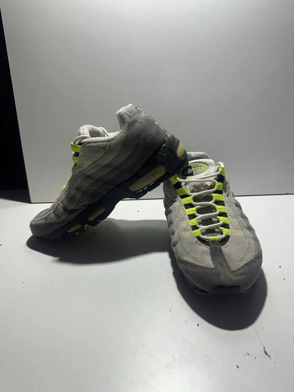 Nike Air Max 95 History Of Air HOA verde fluo grigio nero da uomo taglia 6 313111 071