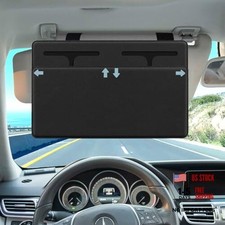 NAZZO Sun Visor Extender for Car, Visor Sunshade Sun Blocker for Driver Black