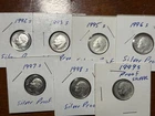 Seven Silver Proof Dimes