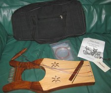 Mini Kennor Lyre Harp Mid-East EnSoul Music Case You Install Provided Strings