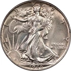 1946 Gem BU Walking Liberty Half Dollar, Lustrous, Lightly Toned, Start 99c NR!
