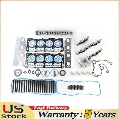 NON MDS Camshaft Lifters Head Gasket Kit for 09-18 Dodge Ram 1500 5.7L Hemi V8