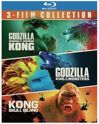 Godzilla / Godzilla King of the Monsters / Kong Skull Island Blu-ray  NEW