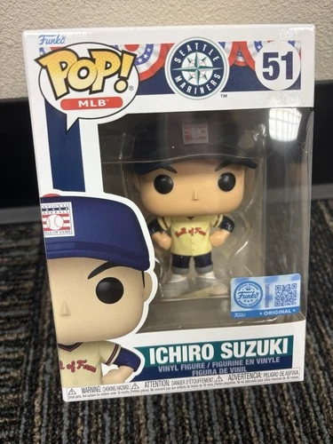 Funko Pop! MLB Ichiro Suzuki #51 T-Mobile Park Exclusive Seattle Mariners HOF