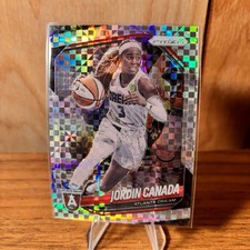2024 Panini Prizm WNBA #91 Jordin Canada Silver CHECKERBOARD Case Hit SSP