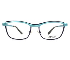 JF Rey Eyeglasses Frames JF2685 2070 Turquoise Violet Teal Blue 52-18-142