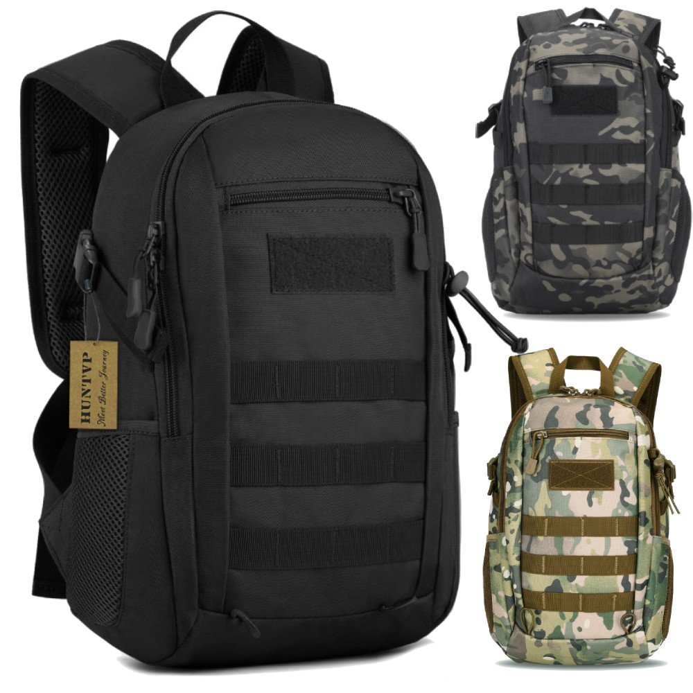 HUNTVP 12L Rucksack Herren Armee Kampfrucksack Trekkingrucksack Wanderrucksack