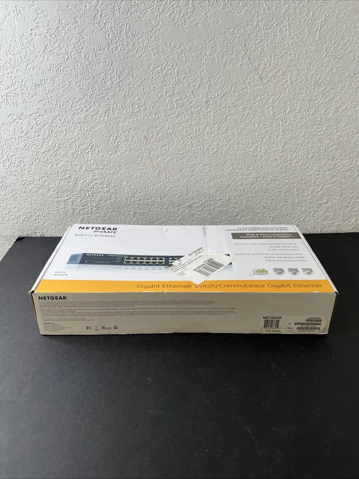 NetGear ProSafe JGS524NA 24-Port Gigabit Ethernet Switch NEW *SEALED* - Image 4 of 4
