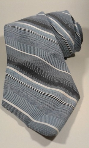 Necktie JC PENNY "THE MEN'S SHOP" JCPENNY Polyester Stripe #10 FREE SHIPPING EUC - Picture 7 of 7