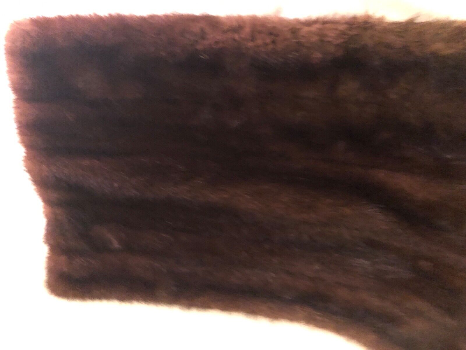 Vintage Mink Stole Wrap Jacket Coat Dark Brown - image 2