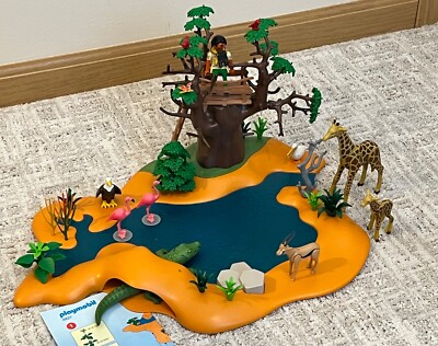 Playmobil Safari Waterhole Individual Set #4827