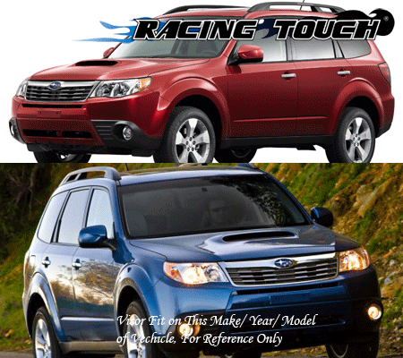 Out-Channel Window 2mm Visors Rain Guard Sunroof 5pcs Subaru Forester X XT 09-13 - Bild 6 von 6