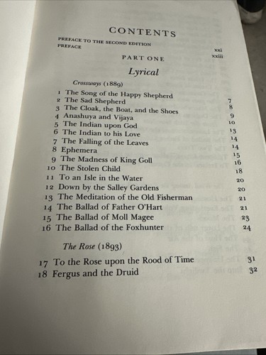 The Collected Poems of W. B. Yeats 1st Scribner Ppbk Poetry Edition 1996 - Imagen 10 de 24