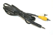 3.5mm Plug Male to 2 RCA Audio Video Male Cable Converter Connector Cord