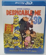 DESPICABLE ME Brand New 3D (and 2D) BLU-RAY Sharp Exclusive Edition Promo NEW