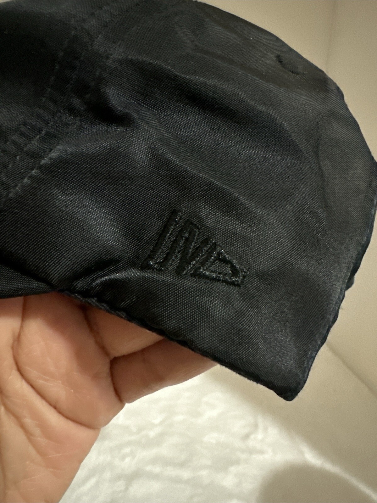 Universal Chemistry Black Nylon Ball Cap Hat Logo Metal Detail Adjustable Strap image 7
